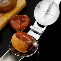 Ouvre-châtaignes et machine à couper en acier inoxydable deux-en-un pour la cuisine, écologique, durable, pour usage familial