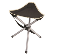Trépied de pêche sur glace d'extérieur, chaise de camping à trois pieds, tabouret pliable triangulaire