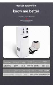 Copropriétés intelligentes au sol avec chambre individuelle pour la maison erv hrv système de ventilation à récupération d'énergie - Product Image 6