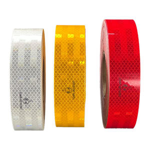 トラック安全ECE 104R反射ステッカー イエローダイヤモンドグレード接着剤 レトロ反射ステッカー 反射テープ - Product Image 1