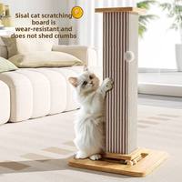 Arbre à chat durable de grande taille, Colonne Romaine, Simplicité, 66,5 cm, Griffoir en sisal, Structure d'activités pour l'auto-amusement et la lutte contre l'ennui