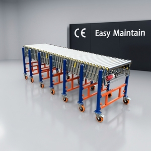 Convoyeur à rouleaux motorisé flexible et extensible pour stations <span class=keywords><strong>de</strong></span> tri et d'emballage automatisées - Product Image 1