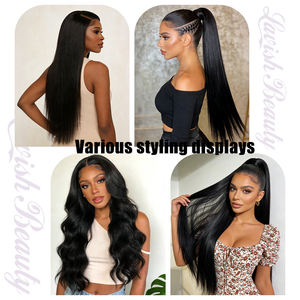 Extensiones de Cabello Humano Brasileño Remy 100% Virgen, de 8 a 40 Pulgadas, Lisas, en Paquetes, Color Natural, Duraderas y Sin Enredos - Product Image 6