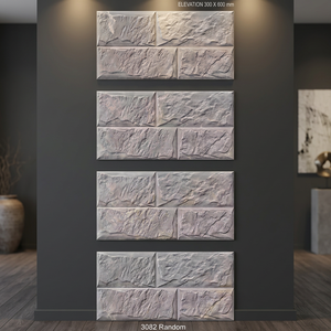 กระเบื้องบุผนังเซรามิกเคลือบดิจิตอลลายนูน ขนาด 300x600 มม. 30x60 ซม. 12x24 นิ้ว สำหรับตกแต่งผนังภายในและภายนอกอาคาร - Product Image 6