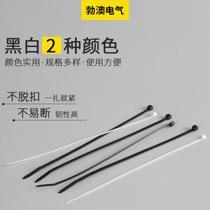 เคเบิลไทร์ไนลอน Chbasl ขนาด 4x200 มม. แบบล็อคตัวเอง ทนไฟ V-2 สำหรับยึดสายไฟ - Product Image 3
