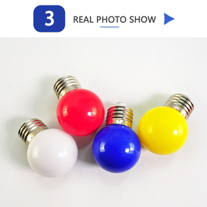 10 <span class=keywords><strong>Bombillas</strong></span> LED E27 3W AC220-240V G45, Luz Intermitente <span class=keywords><strong>de</strong></span> <span class=keywords><strong>Colores</strong></span> para Decoración del Hogar, Fiestas y Días Festivos - Product Image 5