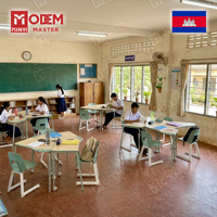 MINYI OFFSET Cambodge Ensemble Table et Chaise pour Étudiants, Collège, École, Université