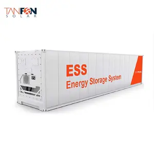 Microgrid ESS Container 500KW para Parque Industrial energía Batería solar sistema de almacenamiento de energía contenedor de almacenamiento de batería Batería 1MW batería