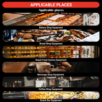 Armoire chauffante électrique commerciale pour frites et pop-corn, vitrine chauffante en acier inoxydable à air chaud 90L pour snacks et restaurants