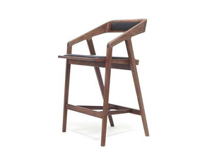 Sang trọng cao truy cập phân tùy chỉnh rắn gỗ thanh Ghế đệm gỗ tự nhiên có thể điều chỉnh cho nhà bếp nhà hàng thanh ngoài trời - Product Image 6