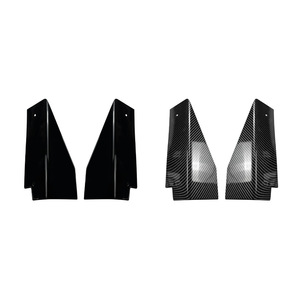 สเกิร์ตข้าง Amp-Z สำหรับ Ford Mustang Mk6 ปี 2015-2023 สีดำ Piano Black ลายคาร์บอนไฟเบอร์ ผิวด้าน ติดตั้งด้านซ้าย พร้อมเทปกาว - Product Image 2