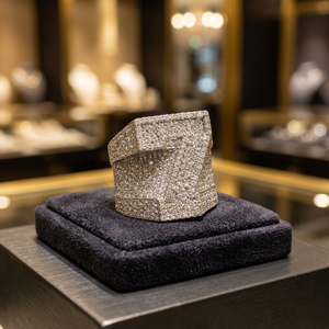 Bagues en argent plaqué 925 avec micro-incrustations pour unisexe par Luxial Jewels - Product Image 2
