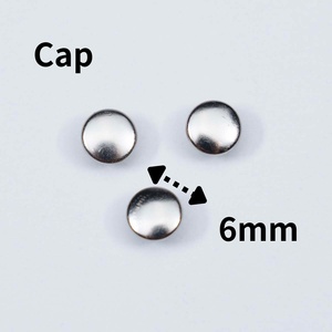 Capuchon et rivet en laiton pour portefeuilles 6mm - Product Image 2