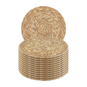 Wholesale Natural Round Woven <b>Placemats</b> Wicker Seagrass <b>Placemat</b> <b>Rattan</b> <b>Placemats</b> - Product Image 1