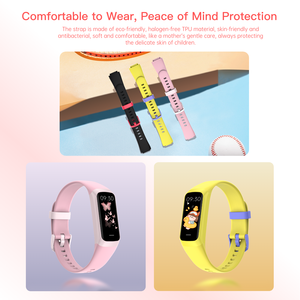 นาฬิกาอัจฉริยะสำหรับเด็ก Wish3นาฬิกาอัจริยะพร้อมอัตราการเต้นของหัวใจนาฬิกา IP67สายรัดข้อมือนาฬิกาปลุกกันน้ำ - Product Image 3