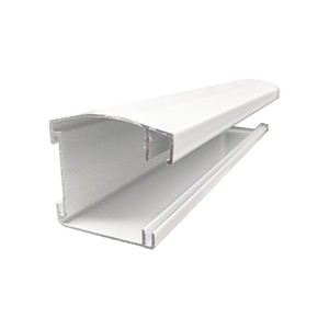 Riel de Cortina en Forma de U de Aleación de Aluminio, Barra Superior para Persianas Venecianas, Fácil Instalación, Diseño Moderno, Color Blanco - Product Image 4