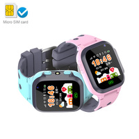Reloj inteligente español para niños, pulsera con interfaz de navegación, seguimiento de ubicación, protector con SOS, portugués, GPS, linterna