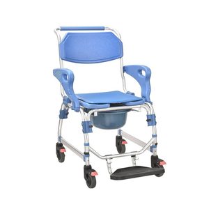 Silla de ruedas con inodoro Wei Yikang 698A con asiento abatible y reposabrazos para uso interior en personas mayores - Product Image 2