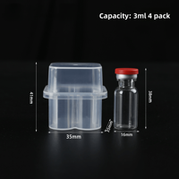 Boîte d'emballage transparente pour flacons de pénicilline 3ml2, 3ml4 en PP – Étui pour ampoules et poudres lyophilisées