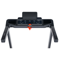 Caminadora K-FIT GSTF-4510 con Inclinación Automática de 12 Niveles, Pantalla LED de 5 Dígitos, 14 km/h, Motor de 2.5 HP, 12 Programas, Sensor de Pulso, para Ejercicio en Casa