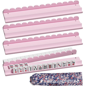Soporte de madera para Mahjong, adorno de almacenamiento de escritorio portátil magnético, diseño moderno y sencillo, accesorios de juego unisex - Product Image 5