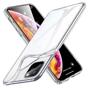 TPU Phone Case For iPhone XI For iPhone 11 Clear Case Transparent TPU Soft Gel Shockproof Back Cover For iPhone 11 Pro