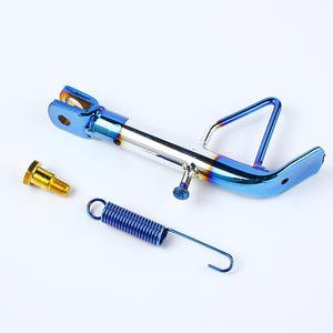 Repuestos para Motocicletas, Soporte Lateral Personalizado de Acero Inoxidable 304 con Acabado Iridiscente en Titanio Quemado - Product Image 5