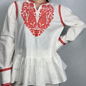 Blusas y Camisas de Moda para Mujer, Estilo Casual, Manga Corta, Verano, Bordadas - Product Image 1