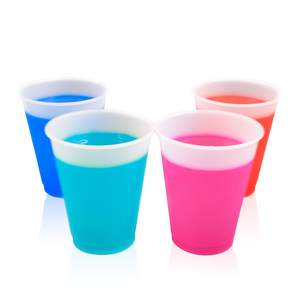 Bestseller 16oz 24oz Farbwechselnder Wiederverwendbarer PP-Kunststoff Mattierter Farbwechselbecher für Kaltgetränke mit Deckel und Strohhalm - Product Image 3