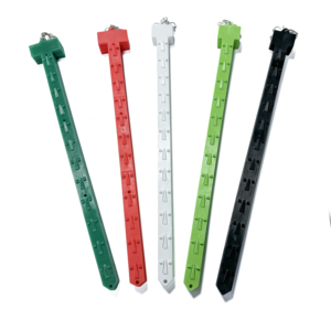 100PCS Supermarket Hot Sale Customized PP Plastic <b>Display</b> Clip Strips Plastic Clips Strips <b>Display</b> Hanging Strips with 12 <b>Hooks</b> - Product Image 1