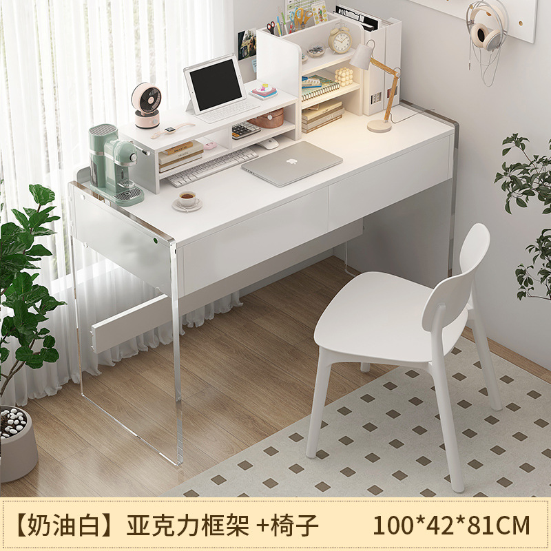 [Bienestar] [taburete de tocador] Mesa de acrílico 100cm