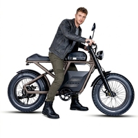 Sepeda Motor Listrik E-Moto 20-Rover 20*5.0 Ban Tebal 750W 48V20Ah Suspensi Penuh 7 Percepatan Sepeda Listrik Multiguna