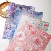 Kertas Pembungkus Bunga Gaya Lukisan Minyak Hari Ibu 520, Perlengkapan Buket Buatan Tangan, Kertas Kraft Floral 38x52 cm, DIY untuk Florist