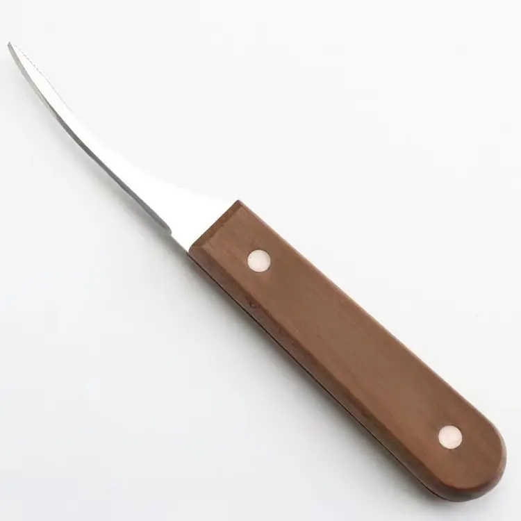 Seafood Cutter Kitchen Kreatives Gadget-Werkzeug Premium Prawn Peeler Shrimp Thread Knife mit Holzgriff und Edelstahl klinge
