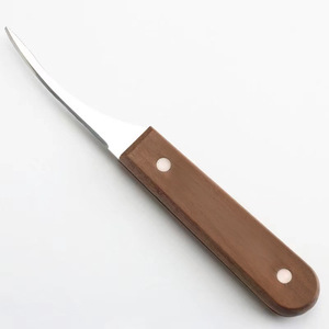Coupe-fruits de mer Outil de gadget créatif de cuisine Éplucheur de crevettes de qualité supérieure <span class=keywords><strong>Couteau</strong></span> à fil de crevettes avec manche en bois et lame en acier inoxydable - Product Image 1
