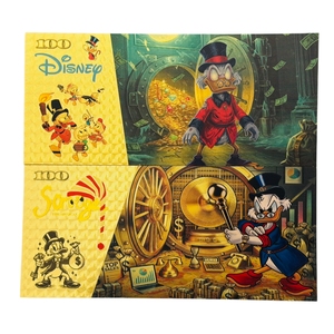2026 3 types de billets de banque américains Scrooge de 100 dollars plaqués or 24 carats pour cadeaux - Product Image 4