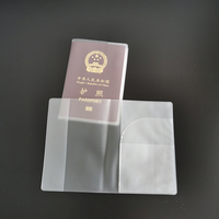 Porte-passeport en PVC personnalisé étanche, porte-carte de passeport en plastique personnalisé, couverture en PVC