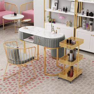 Accesorios de decoración para salón de belleza, accesorios de joyería, venta al por mayor, se puede personalizar la tienda de <span class=keywords><strong>uñas</strong></span>, mesa de salón de belleza, Spa de <span class=keywords><strong>uñas</strong></span> - Product Image 1