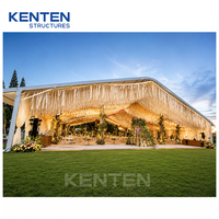 Tentes de réception mobiles KENTEN sur mesure pour 400 personnes, chapiteaux de mariage 40x80, designs de tentes de réception instantanées pour mariages