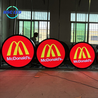 Pantalla LED Redonda Interior P2.5 P3 P4 a Todo Color con Borde para Centro Comercial, Tienda Minorista, Frecuencia de Actualización de 3840Hz, Video Wall