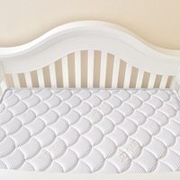 Matelas de berceau respirant en mousse orthopédique pour nouveau-nés filles, livré en boîte, pour bébés nouveau-nés