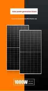 Panneau solaire rigide spécifique aux véhicules de loisirs 1000W, panneau photovoltaïque haute puissance, <span class=keywords><strong>12V</strong></span>, génération d'énergie sur le toit de la voiture, utilisation marine 24V - Product Image 4