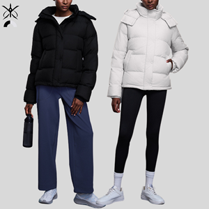 Abrigo Largo Holgado de Invierno para <span class=keywords><strong>Mujer</strong></span>, Impermeable, a la Moda, con Cinco Bolsillos, con Capucha, Cortavientos, Cálido, Informal, Versátil, para Viajes Diarios y Fitness - Product Image 4