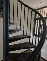 Escalier en spirale sur mesure, escalier personnalisable pour maison, balcon, grenier, certifié CE