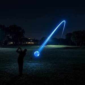 Balles <span class=keywords><strong>de</strong></span> <span class=keywords><strong>golf</strong></span> LED lumineuses OEM multicolores à deux couches haute luminosité pour l'entraînement nocturne et le <span class=keywords><strong>mini</strong></span>-<span class=keywords><strong>golf</strong></span> en parc - Product Image 5