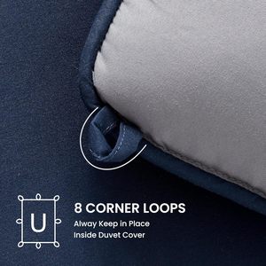 Tất cả các mùa đơn giản sợi nhỏ mềm thoáng khí Trọng lượng nhẹ không gây dị ứng đảo ngược Vua kích thước khách sạn sử dụng <span class=keywords><strong>Comforter</strong></span> Duvet chèn - Product Image 6