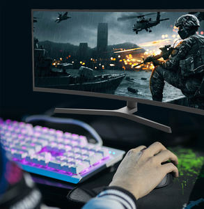 Moniteur de jeu incurvé UHD large 4k 100hz 34 <span class=keywords><strong>pouces</strong></span> pour ordinateur - Product Image 2