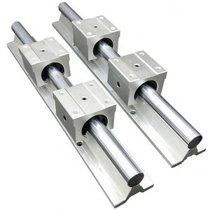 รางเลื่อนอลูมิเนียม HENTO รุ่น SBR ซีรีส์ SBR12-SBR40 ชุดรางเลื่อนแบบลูกปืนเคลื่อนที่เชิงเส้นใหม่ วัสดุเหล็กโครเมียม/เหล็กแบริ่ง - Product Image 2