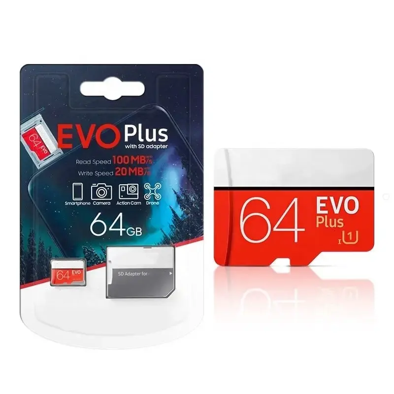 Voor Samsung 100% Originele Merk Evo Plus Geheugenkaart 32Gb 64Gb 256Gb Micro 128gb U1 U3 Tf Kaart Sd Geheugenkaart