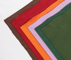 Usine Offre Spéciale 95% Coton 5% Spandex T-Shirt Tissu Tricoté Recyclé Coton Visage Peigné Coton Spandex Tissu - Product Image 6